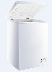 Congélateur BD100Q à porte battante simple, affichage horizontal, <span class=keywords><strong>petit</strong></span> <span class=keywords><strong>coffre</strong></span> profond, pour usage domestique et commercial, avec poignée en verre, <span class=keywords><strong>100L</strong></span> - Product Image 4