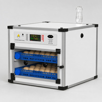 Incubateur à œufs en PVC entièrement automatique Agricon, 70-600 œufs, remplissage automatique d'eau, retournement des œufs, 220V, taux d'éclosion de 98%, pour oies, autruches, oiseaux