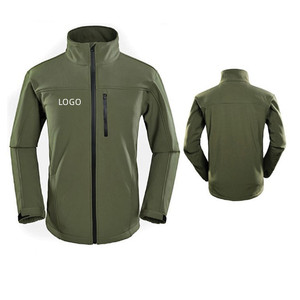 OEM Outdoor Custom Logo <strong>Safari</strong> Waterproof Windproof Delivery Staff Uniform Sports <strong>Men</strong> Softshell <strong>Jacket</strong> - Product Image 1