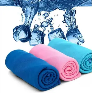 30x80cm 30x90cm Logotipo personalizado gelo legal ioga toalha atacado toalha de resfriamento microfibra para golfe esporte GYM toalha resfriamento instantâneo
