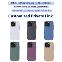 Étui de protection en cuir véritable avec support magnétique et poignée pour téléphone, compatible avec les coques de téléphone portable iPhone