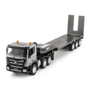 Nieuwe 9ch 1/24 Schaal Platform Aanhangwagen Model Speelgoed 2.4Ghz Rc Remote Multi-Functionele Engineering Truck