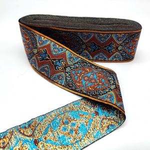 ริบบิ้นผ้าโพลีเอสเตอร์ 100% ลายปักโลโก้แบบแจ็คการ์ดสไตล์วินเทจ พร้อมลวดลายแบบกำหนดเอง - Product Image 3