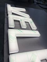 Lettres en acrylique 3D personnalisées avec éclairage frontal, lettres à LED pour enseignes extérieures, lettres 3D pour enseignes