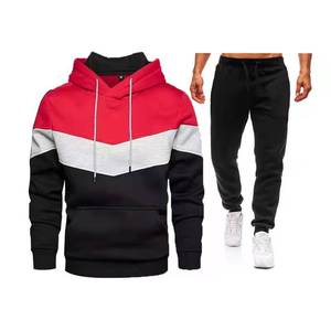 Tuta da <span class=keywords><strong>uomo</strong></span> con cappuccio e pantaloni autunno inverno stampati alla moda <span class=keywords><strong>abbigliamento</strong></span> sportivo Casual <span class=keywords><strong>Slim</strong></span> <span class=keywords><strong>Fit</strong></span> camicia sportiva da Jogging sportivo - Product Image 5