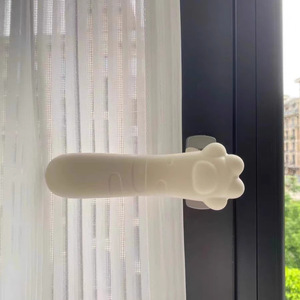 Anti-static handle anti-collision mat room anti-slip silicone <b>protective</b> <b>cover</b> bedroom window bathroom door handle <b>cover</b> - Product Image 4