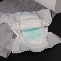SMS Hydrophile Hydrophobe Spunbond Meltblown Vliesstoff-Rolle für Baby- und Erwachsenenwindeln Obermaterial Rückmaterial Beinmanschette