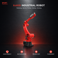 Robot industriel articulé à 6 axes EFORT pour palettisation, soudage, meulage, polissage, automatisation de la manutention, moteur 2 kW 110 V