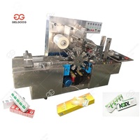 Xà Phòng tự động Cà Phê Giấy Hộp Cao Su Giấy Bóng Kính Đóng Gói Đường Máy Cube Box Máy Bao Bì