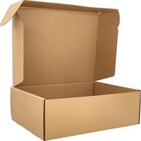 Boîtes à chaussures en carton ondulé brun de grande taille, design fantaisie personnalisé, luxe, meilleur prix, emballage d'expédition