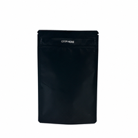 Sachet transparent personnalisé refermable avec fermeture éclair, résistant à l'humidité, pour l'emballage de bonbons, de haricots et de snacks secs