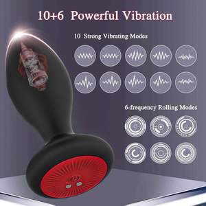 Tapón Anal Giratorio con Control Remoto por Aplicación para Hombres y Mujeres, Producto Sexual para Adultos, Masajeador Universal para Orgasmos y Masturbación de Próstata - Product Image 2