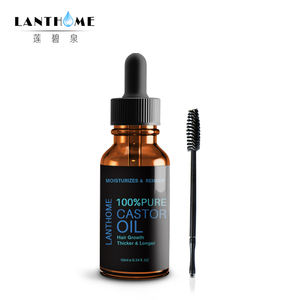 Huile de ricin Lanthome pour la croissance des <span class=keywords><strong>sourcils</strong></span>, des cils et des cheveux, sérum 100% biologique, marque privée - Product Image 1