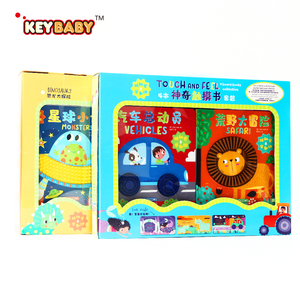 Venta al por mayor de libros de cuentos en inglés personalizados <span class=keywords><strong>para</strong></span> niños, juego de libros suaves de aprendizaje con impresión completa - Product Image 4