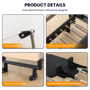 Reformer Profesional de Aluminio para el Hogar y Fitness, Cama de Ejercicio de Yoga de Alta Calidad - Product Image 4