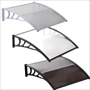 <span class=keywords><strong>Abri</strong></span> <span class=keywords><strong>de</strong></span> pluie <span class=keywords><strong>en</strong></span> polycarbonate pour fenêtre <span class=keywords><strong>de</strong></span> <span class=keywords><strong>jardin</strong></span>, prêt à être expédié, avec pare-soleil <span class=keywords><strong>en</strong></span> alliage d'aluminium, auvent - Product Image 4