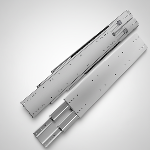 Guide per cassetti AOLISHENG 970 libbre per carichi pesanti, guide industriali a 3 sezioni a estrazione totale, in acciaio spesso 2,5 mm, montaggio laterale per camper e pianali di camion - Product Image 1