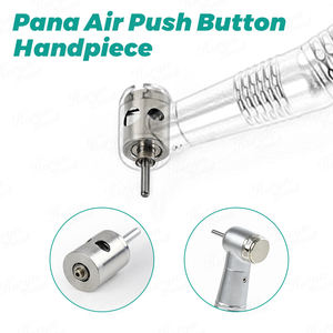 Turbina de Aire de Alta Velocidad Dental con 4 Orificios |   Cabezal Cerrado Anti-Succión |   Tipo de Botón/Palanca, Rodamiento Cerámico - Product Image 2