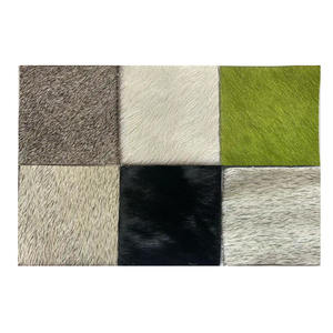 डिय घोड़े फर चमड़े का ब्लॉक <span class=keywords><strong>3</strong></span>/4/4.6/5/6 सेमी ट्रे चेकरबोर्ड काले सफेद जाली पोर्च - Product Image 4