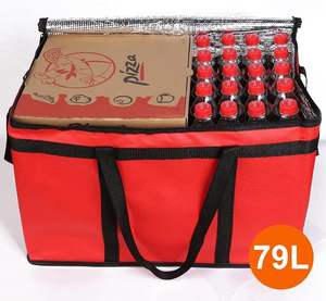 Sac isotherme PP à fermeture éclair, étanche et thermique, idéal pour la <span class=keywords><strong>livraison</strong></span> de repas, les courses et le maintien au chaud ou au frais des aliments - Product Image 4