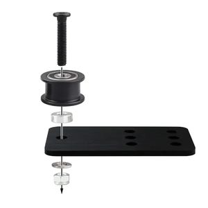 BulkMan 3D yüksek hassasiyetli CNC <span class=keywords><strong>Delrin</strong></span> pürüzsüz avara kasnak kiti v-yuvası alüminyum profiller 3D yazıcı parçaları için demonte - Product Image 3