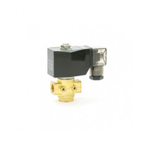 Vanne solénoïde de commande à 2 voies en laiton YPU série 2,5 mm d'orifice, tuyau de 1/4, 12V/24V/110V/220V, pression de 16 bars, gaz, normalement ouverte 1/8