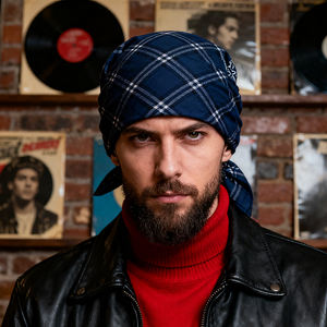 Pañuelos de Algodón con Diseño Personalizado de Fábrica, Pañuelos Cuadrados con Estampado Digital de Moda Hip-hop - Product Image 5