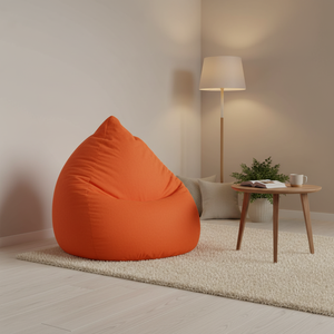Disian Grand pouf d'extérieur en tissu moderne en forme de poire pour enfants et adultes - Product Image 1