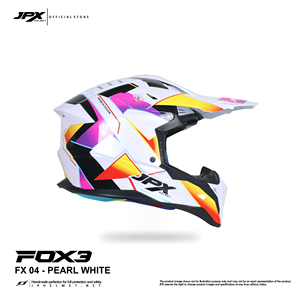 Casque de motocross JPX Fox3 avec sangle magnétique, ajustement sécurisé et protection durable, parfait pour les aventures hors route - Product Image 6