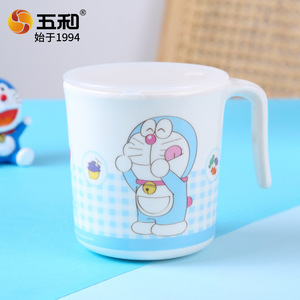 Wuhe Childrens Water Cup Melamine With Handle For 1-2 Years Kids Drinking Milk And Water Cute Design - Product Image 3