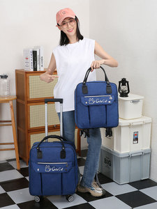 Nueva Bolsa de Viaje Clásica Resistente con Ruedas, Ruedas Giratorias Desmontables, Cierre de Cremallera, Gran Capacidad, Impermeable, Plegable, de Oxford - Product Image 5
