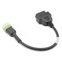 Adaptador de Cable de 6 Pines de Alta Calidad para Kawasaki, Adaptador de 6 Pines a Cable OBD2 de 16 Pines para Motocicletas