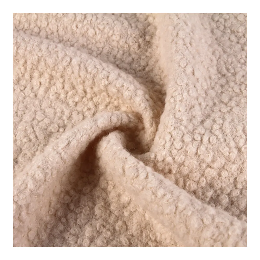 Winter Coat Soft Camo Berber Fleece 100% Polyester Fake Sherpa Fleece Faux Fur Fabric