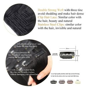 Uniky 100 <span class=keywords><strong>capelli</strong></span> umani brasiliani Clip senza cuciture nell'estensione dei <span class=keywords><strong>capelli</strong></span> per donna bianca, Clip di estensione dei <span class=keywords><strong>capelli</strong></span> Afro In Remy - Product Image 2