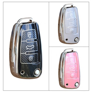 <span class=keywords><strong>Coque</strong></span> de protection de <span class=keywords><strong>clé</strong></span> à distance en TPU pour <span class=keywords><strong>Audi</strong></span> A3, 8P, A4, A5, A6, A7, A8, Q7 - Product Image 2