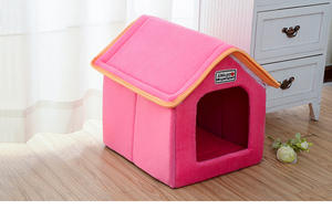 Grosir pabrikan rumah kucing lembut anjing kecil dapat dilipat lepas pasang - Product Image 6