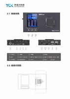 Testeur d'écran LCD intelligent YCX M3 pour tablette, outil de réparation True Tone OLED pour téléphones mobiles, outils de test tactile 3D