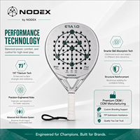 Raquette de tennis et de padel NODEX 2026, fabrication professionnelle, nouvelle technologie, haute qualité, logo personnalisé, forme diamant, matériau titane