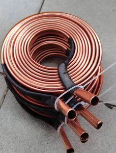 Прямая длина медная трубка Солнечная тепловая система геотермального отопления возобновляемой энергии - Product Image 2