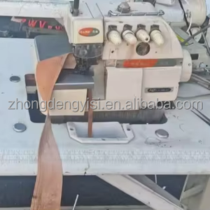 Industrial Overlock <b>Sewing</b> <b>Machine</b> Flat-Bed Computerized Thread Trimmer Motor Full Speed Continuous Stitching - Product Image 3