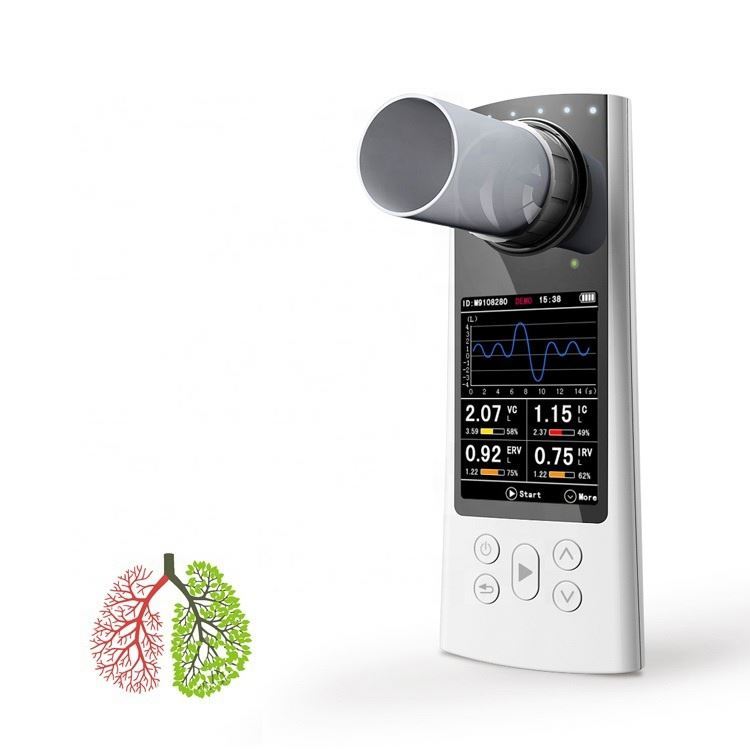 Touch Screen Lung Function Instrument Spirometer