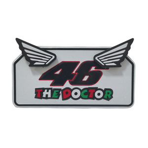 Lumière décorative de plaque d'immatriculation de moto, aile d'ange LED 12V arrière ABS pour la mise à niveau et la rénovation - Product Image 4