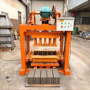 Machine de fabrication de briques de ciment 4-40 à faible intensité de travail, très demandée en <span class=keywords><strong>Tunisie</strong></span>, utilisant de la poudre de pierre pour la fabrication de blocs - Product Image 5