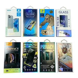 9H Anti-Spy Privacy Gehard Glas Screenprotector Volledige Lijm 9D Telefoonglasfolie Kartonnen Verpakking voor 18 - Product Image 2