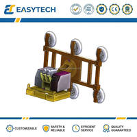 2026 Easytech OEM Nouveau Équipement de levage par aspiration pour marbre et verre, robot de manutention de dalles, avec élévateur à montage rapide pour chariot élévateur