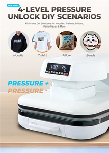 Presse à Chaud Intelligente Automatique 38x38cm Entièrement Automatique pour Impression par Transfert Thermique sur T-shirts et Sublimation de Vêtements DIY - Product Image 6