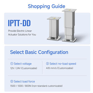 طقم عمود رفع قابل للتعديل بارتفاع Tatami DC12/24V لأتمتة المكاتب المنزلية الصناعية وسرعة rpm - Product Image 6