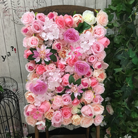 Décor mural 3D personnalisé en soie écologique blanc et rose poudré, en rouleau, pour décoration de lieux de mariage, taille 8x8, décoration de mariage