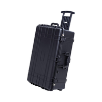 MQ1650 OEM Grande mallette rigide Boîte à outils de rangement Capacité de souper Valise à roulettes étanche avec mousse