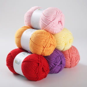 Nouveau imperméable à l'eau 4ply épais lait <span class=keywords><strong>coton</strong></span> <span class=keywords><strong>fil</strong></span> tissé à la main bricolage poupée sac chandail ligne personnalisé acrylique lait <span class=keywords><strong>coton</strong></span> <span class=keywords><strong>fil</strong></span> boule - Product Image 5